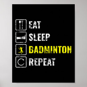 Badminton Player Gift  Poster