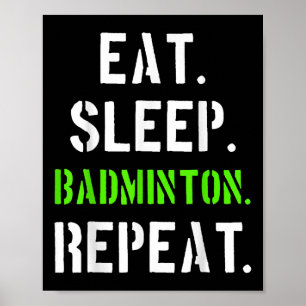 Badminton Player Gift  Poster