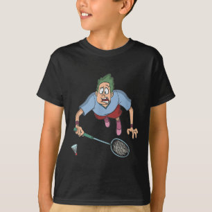 Badminton Player Jumping T-Shirt
