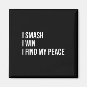 Badminton Player Meme Self Care Quote  Magnet