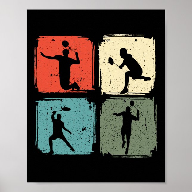 Badminton Player Outfit Badminton Player Shuttle  Poster (Front)