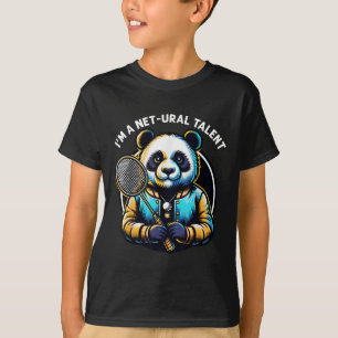Badminton Player Pun Shuttle Netural Talent Badmin T-Shirt