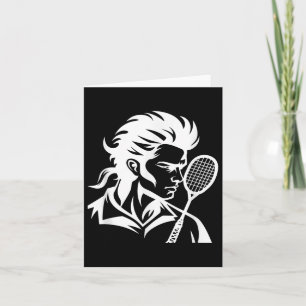 Badminton Player Racket Sports Shuttle Card
