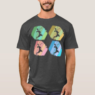 Badminton Player Retro 3 T-Shirt