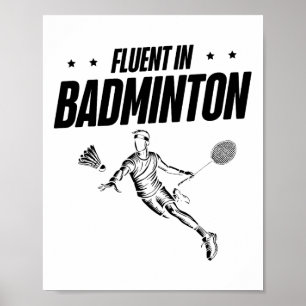 Badminton Player Shuttle 2 Poster