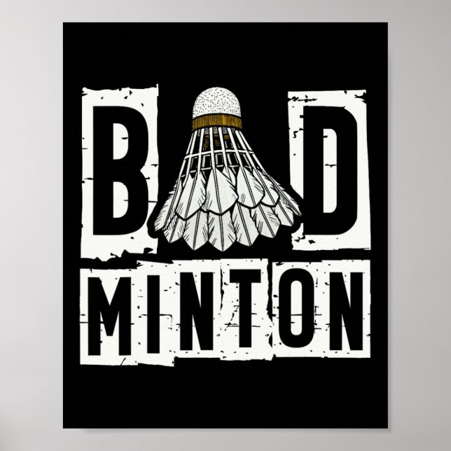 Badminton Player Shuttle 3  Poster (Front)