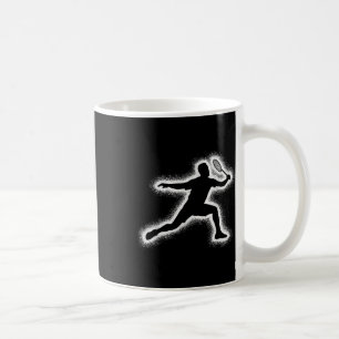 Badminton Player Shuttle Boys Kids Badminton Men Coffee Mug
