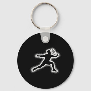 Badminton Player Shuttle Boys Kids Badminton Men Keychain