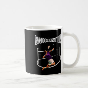Badminton Player Shuttle Boys Men Youth Coffee Mug