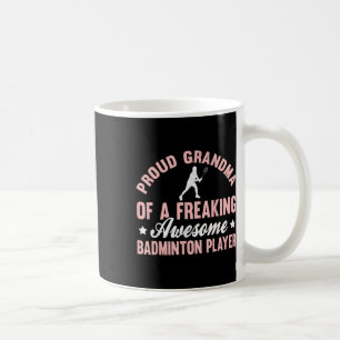 Badminton Player Shuttle Grandma  Coffee Mug