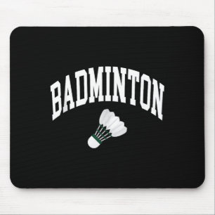 Badminton Player Shuttle Graphic Tank Top  Mouse Pad