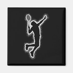 Badminton Player Shuttle Kids Boys Badminton Men  Magnet