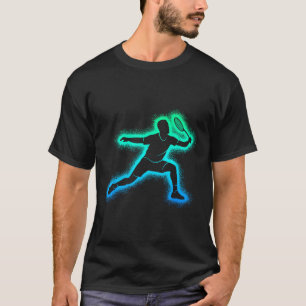 Badminton Player Shuttle Men Kids Badminton Boys T-Shirt