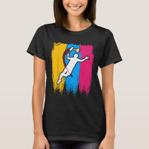 Badminton Player Shuttle Time Smash Rackets Lover T-Shirt