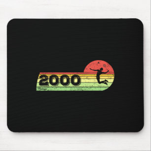 Badminton-player Vintage 2000 Birthday Shuttle Bad Mouse Pad