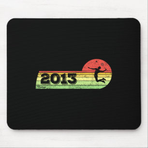 Badminton-player Vintage 2013 Birthday Shuttle Bad Mouse Pad