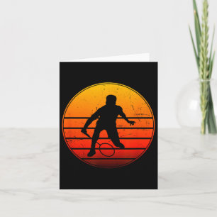 Badminton Player Womens Badminton Shuttle  Card