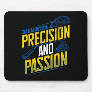 Badminton Precision And Pion Design  Mouse Pad
