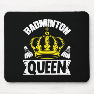 Badminton Queen Whats Your Superpower Sport Shuttl Mouse Pad