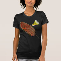 Badminton racket and shuttlecock