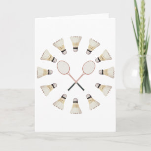 Badminton Rackets Card