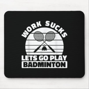 Badminton Racquet Player Racket - Team Court Shutt Mouse Pad