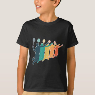 Badminton Retro Racket T-Shirt