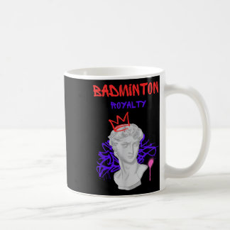 Badminton Royalty Greek Statue Champion Athlete Pl Coffee Mug