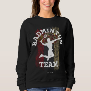 Badminton Serbia Net Games Player Badminton Sweatshirt