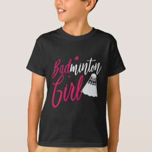 Badminton Shirt Badminton Girl Funny Badminton Pla