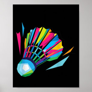 Badminton Shuttle Badminton  Poster