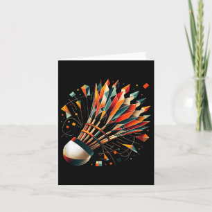 Badminton Shuttle  Card