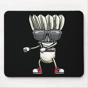 Badminton Shuttle Dancing  Mouse Pad