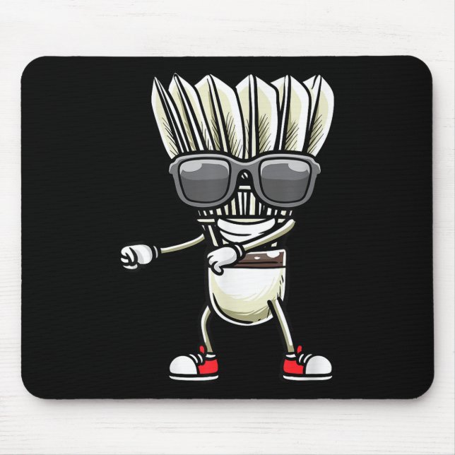 Badminton Shuttle Dancing  Mouse Pad (Front)