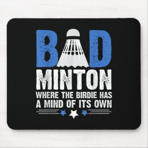 Badminton Shuttle Enthusiast Sports Racket Coach T Mouse Pad