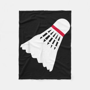 Badminton Shuttle Fleece Blanket