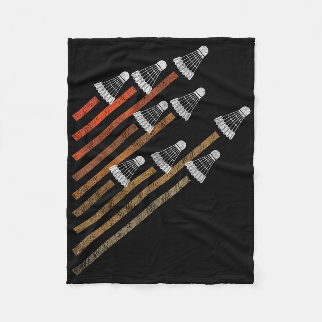 Badminton Shuttle  Fleece Blanket (Front)