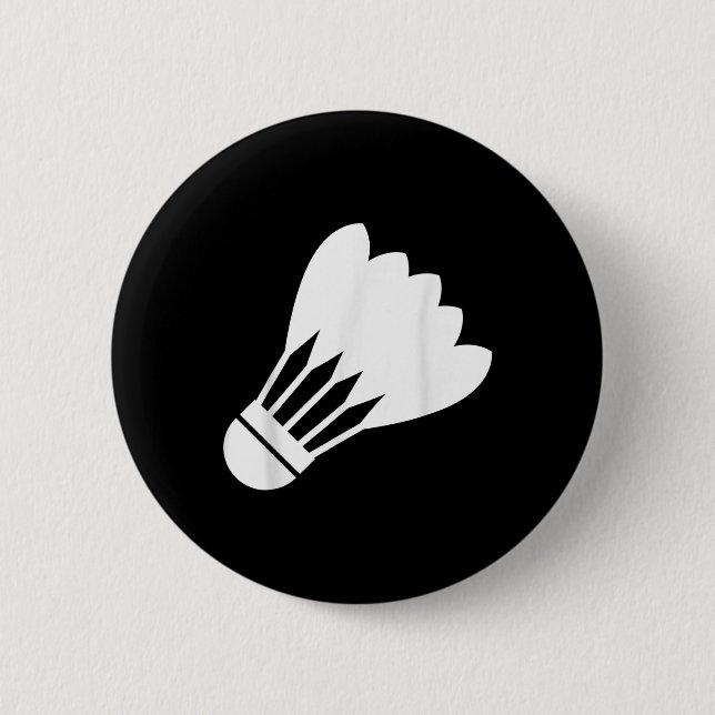 Badminton Shuttle Funny Sport Player Cool Gift  2 Inch Round Button (Front)