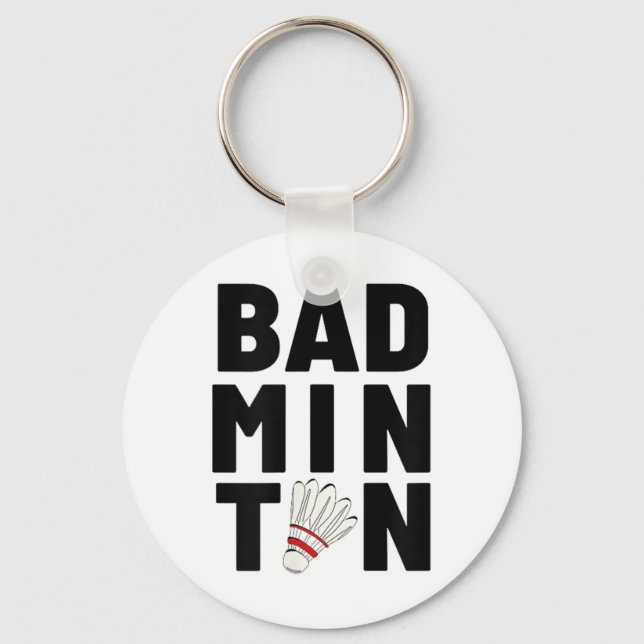Badminton Shuttle  Keychain (Front)