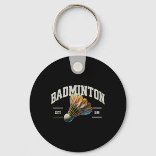 Badminton Shuttle Keychain