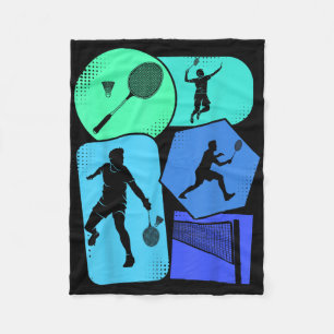 Badminton Shuttle Kids Boys Youth Men Fleece Blanket