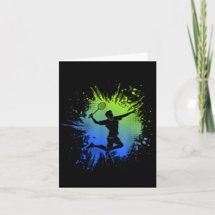 Badminton Shuttle Kids Youth Boys  Card