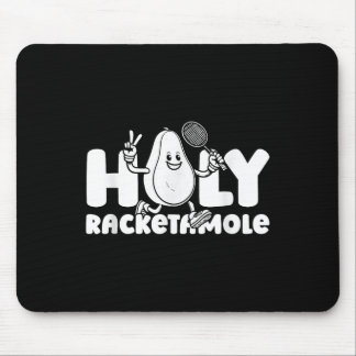 Badminton Shuttle Player Court Avocado Holy Racket Mouse Pad