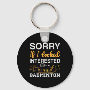 Badminton Shuttle Racket Badminton Player 0 Keychain