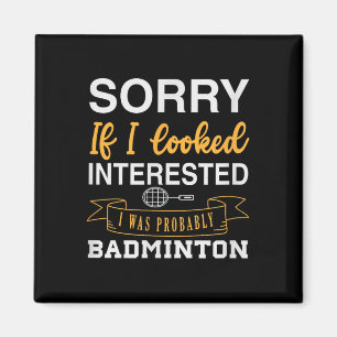 Badminton Shuttle Racket Badminton Player 0  Magnet