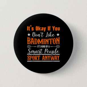 Badminton Shuttle Racket Badminton Player 2 Inch Round Button