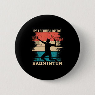 Badminton Shuttle Racket Badminton Player 2 Inch Round Button
