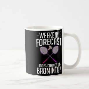 Badminton Shuttle Racket Birdie Player Coffee Mug