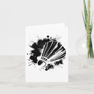 Badminton Shuttle Racket Sports  Card