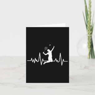 Badminton Shuttle Sayings  Card